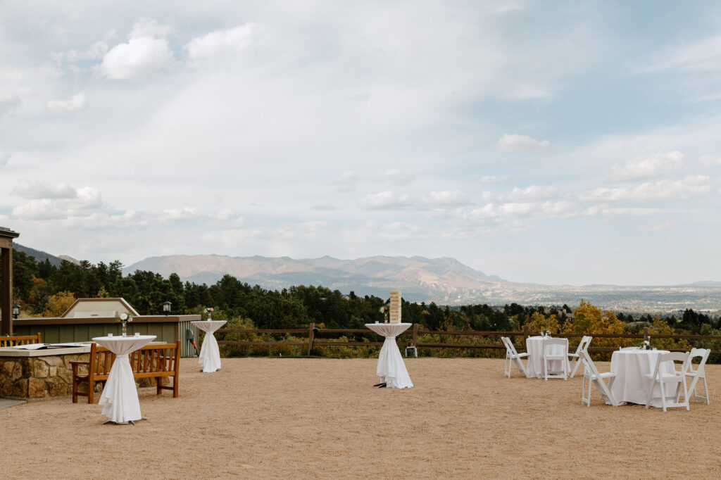 Panoramic views from the Broadmoor Mountain Clubhouse